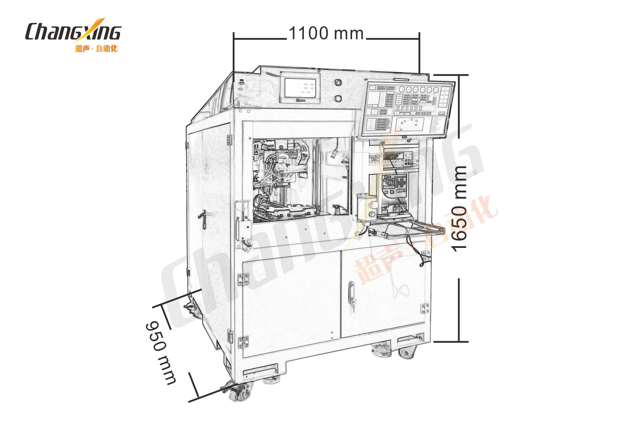 光学气密性检测设备（线框图）